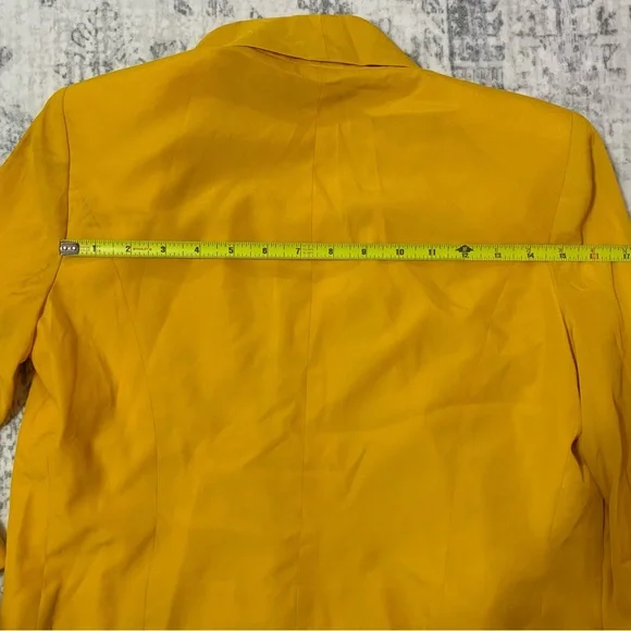 VTG Bebe Yellow Blazer Jacket XS - Picture 9 of 14